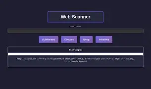Web Scanner